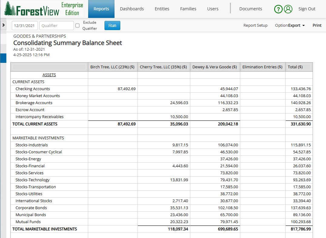 Implementation Screenshot